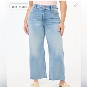 *NWT* J. Crew Factory Wide Leg Crop Jean